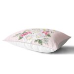 Çiçek Desenli Dijital Baskılı Dekoratif Dikdörtgen Yastık Kırlent Kılıfı Realhomes