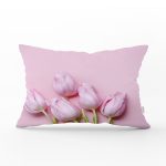 Gül Temalı Dijital Baskılı Dekoratif Dikdörtgen Yastık Kırlent Kılıfı Realhomes