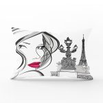 - Rh-Dik-17-Gorsel1 - Realhomes Fashion Girl Dijital Baskılı Modern Dikdörtgen Yastık Kırlent Kılıfı Realhomes