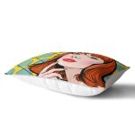 Pop Art Resimli Dijital Baskılı Dekoratif Dikdörtgen Yastık Kırlent Kılıfı Realhomes