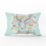 Modern Dijital Baskılı Dekoratif Dikdörtgen Yastık Kırlent Kılıfı Realhomes