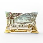 Las Vegas Desen Dijital Baskılı Dekoratif Dikdörtgen Yastık Kırlent Kılıfı Realhomes