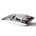 Paris Aşk Temalı Dijital Baskılı Dekoratif Dikdörtgen Yastık Kırlent Kılıfı Realhomes