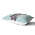 Geyik Resimli Dijital Baskılı Dekoratif Dikdörtgen Yastık Kırlent Kılıfı Realhomes