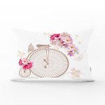 - Rh-Dik-189-Gorsel1 - Realhomes Modern Bisiklet Desenli Dijital Baskılı Dekoratif Dikdörtgen Yastık Kırlent Kılıfı Realhomes