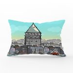 Galata Kulesi Dijital Baskılı Dekoratif Dikdörtgen Yastık Kırlent Kılıfı Realhomes
