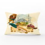 Modern Dijital Baskılı Dekoratif Dikdörtgen Yastık Kırlent Kılıfı Realhomes