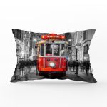 Trenvay Desenli Dijital Baskılı Dekoratif Dikdörtgen Yastık Kırlent Kılıfı Realhomes