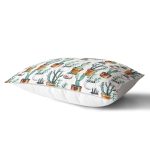 Kaktüs Baskılı Dekoratif Dijital Baskılı Dikdörtgen Kırlent Kılıfı Realhomes