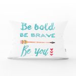 - Rh-Dik-2009-Gorsel1 - Realhomes Be Brave Modern Dijital Baskılı Dekoratif Dikdörtgen Kırlent Kılıfı Realhomes