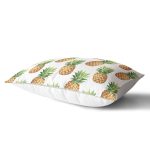 Ananas Desenli Dijital Baskı Dekoratif Dikdörtgen Yastık Kırlent Kılıfı Realhomes