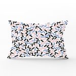 Modern Renkli Şekiller Dekoratif Dikdörtgen Yastık Kırlent Kılıfı Realhomes