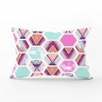 RealHomes Özel Tasarım Dijital Baskılı Modern Dikdörtgen Yastık Kırlent Kılıfı Realhomes