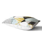 Livense Modern Geometrik Şekiller Dijital Dikdörtgen Yastık Kırlent Kılıfı Realhomes