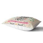 Geyik Desenli Dijital Baskılı Dekoratif Dikdörtgen Yastık Kırlent Kılıfı Realhomes