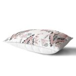 Geometrik Desenli Çiçekkli Dijital Baskılı Dikdörtgen Yastık Kırlent Kılıfı Realhomes