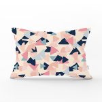 Renkli Geometrik Desenli Modern Dikdörtgen Yastık Kırlent Kılıfı Realhomes
