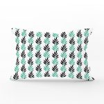 Renkli Yapraklar Dijital Baskılı Dikdörtgen Yastık Kırlent Kılıfı Realhomes