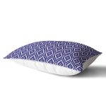 Mavi Etnik Motifli Dijital Baskılı Modern Dikdörtgen Yastık Kırlent Kılıfı Realhomes