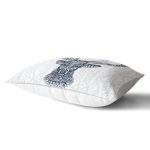 Geyik Desenli Dijital Baskılı Dekoratif Dikdörtgen Yastık Kırlent Kılıfı Realhomes