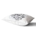 Love Story Yazı Desenli Dijital Baskılı Dekoratif Dikdörtgen Yastık Kılıfı Realhomes