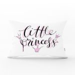 Lıttle Prıncess Dijital Baskılı Dekoratif Dikdörtgen Yastık Kırlent Kılıfı Realhomes