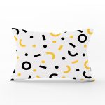 Geometrik Motifli Dijital Baskılı Dekoratif Dikdörtgen Kırlent Kılıfı Realhomes