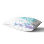 Çiçek Desenli Dijital Baskılı Dekoratif Dikdörtgen Yastık Kırlent Kılıfı Realhomes