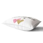 Be Mine Kalp Desenli Dijital Baskılı Modern Dikdörtgen Kırlent Kılıfı Realhomes