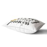 Lovely Lıttle Prıncess Yazılı Dijital Baskılı Modern Dikdörtgen Yastık Kılıfı Realhomes