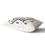 Super Gırl Yazı Desenli Dijital Baskılı Dekoratif Dikdörtgen Kırlent Kılıfı Realhomes