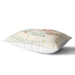 Baykuş Desenli Dijital Baskılı Dekoratif Dikdörtgen Yastık Kırlent Kılıfı Realhomes