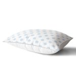 Mavi Puantiyeli Dijital Baskılı Dekoratif Dikdörtgen Kırlent Kılıfı Realhomes