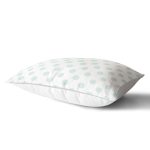 Açık Mavi Puantiyeli Dijital Baskılı Modern Dikdörtgen Kırlent Kılıfı Realhomes