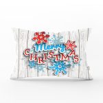 - Rh-Dik-218-Gorsel1 - Realhomes  Merry Christmas Dijital Baskılı Dekoratif Dikdörtgen Yastık Kırlent Kılıfı Realhomes