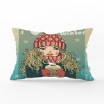 - Rh-Dik-2181-Gorsel1 - Realhomes Kış Temalı Pop Art Desenli Dijital Baskılı Modern Dikdörtgen Yastık Kılıfı Realhomes