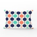 - Rh-Dik-2193-Gorsel1 - Realhomes Modern Petek Desenli Dijital Baskılı Dekoratif Dikdörtgen Yastık Kılıfı Realhomes