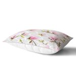Geometrik Zeminli Çiçek Temalı Modern Dikdörtgen Yastık Kılıfı Realhomes