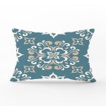 Özel Tasarım Motifli Dijital Baskılı Modern Dikdörtgen Kırlent Kılıfı Realhomes