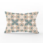 Vizon Zeminli Özel Tasarım Dijital Baskılı Dekoratif Dikdörtgen Yastık Kılıfı Realhomes