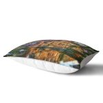 Manzara Desenli Dijital Baskılı Dekoratif Dikdörtgen Yastık Kırlent Kılıfı Realhomes