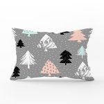 - Rh-Dik-2223-Gorsel1 - Realhomes Gri Zeminli Ağaç Temalı Dijital Baskılı Dekoratif Dikdörtgen Yastık Kılıfı Realhomes