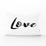 - Rh-Dik-2238-Gorsel1 - Realhomes Love Yazı Desenli Dijital Baskılı Dekoratif Dikdörtgen Yastık Kırlent Kılıfı Realhomes