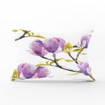 - Rh-Dik-2241-Gorsel1 - Realhomes  Sulu Boya Çiçek Desenli Dijital Baskılı Modern Dikdörtgen Yastık Kılıfı Realhomes