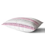 Renkli Zigzag Motifli Dijital Baskılı Kırlent Dikdörtgen Yastık Kılıfı Realhomes