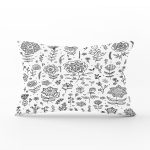 - Rh-Dik-2251-Gorsel1 - Realhomes Modern Çiçek Motifli Dijital Baskılı Dekoratif Dikdörtgen Yastık Kılıfı Realhomes