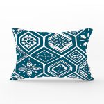 - Rh-Dik-2255-Gorsel1 - Realhomes Özel Tasarım Geometrik Motifli Dijital Baskılı Dikdörtgen Kırlent Kılıfı Realhomes