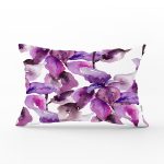 - Rh-Dik-2267-Gorsel1 - Realhomes Sulu Boya Yaprak Temalı Dijital Baskılı Modern Dikdörtgen Kırlent Kılıfı Realhomes