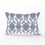 Modern Damask Temalı Dijital Baskılı Dekoratif Dikdörtgen Kırlent Kılıfı Realhomes