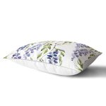 Modern Sümbül Desenli Dijital Baskılı Dekoratif Dikdörtgen Yastık Kılıfı Realhomes
